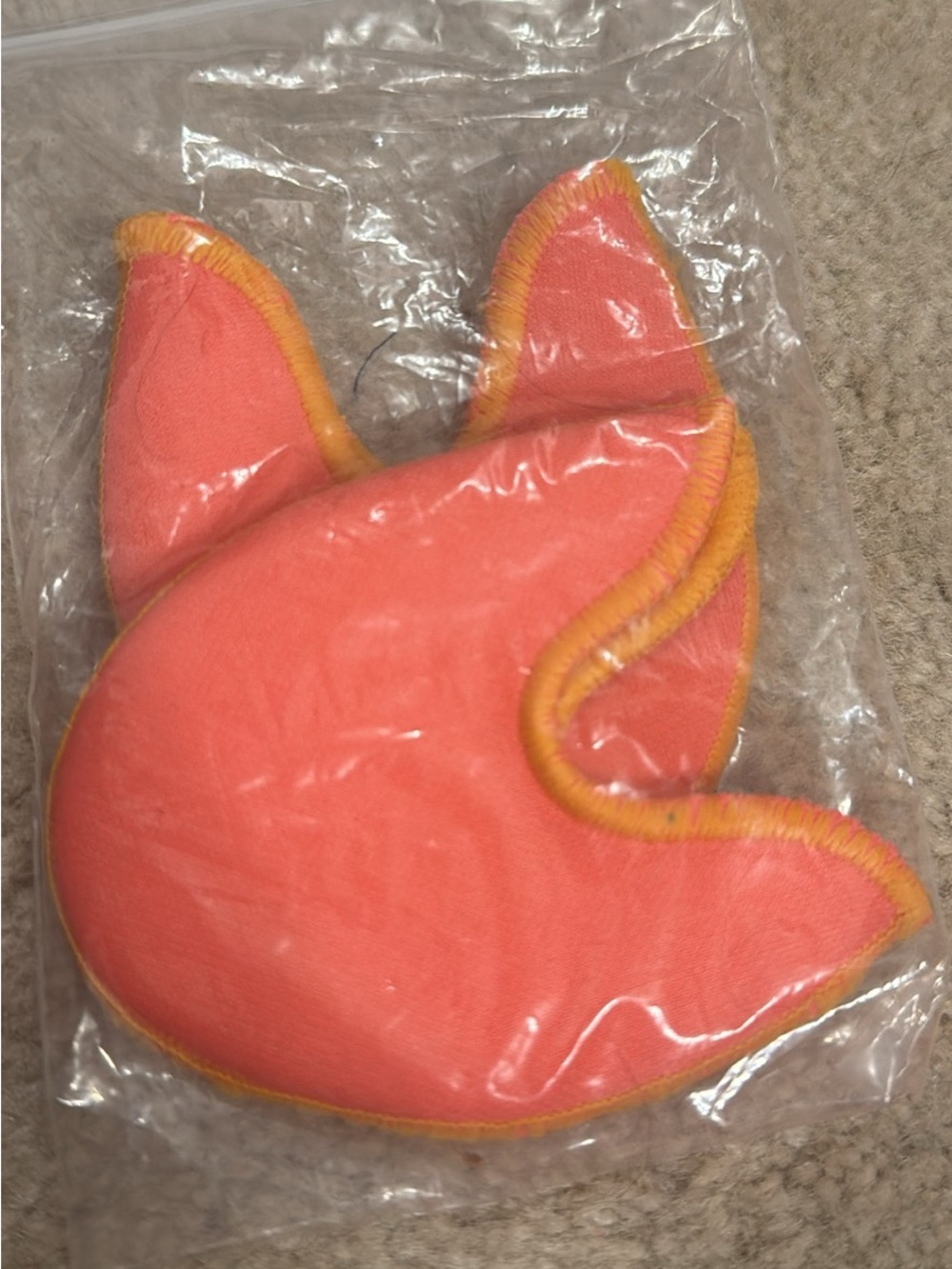 New Pink Orange Trim ballet pointe pads